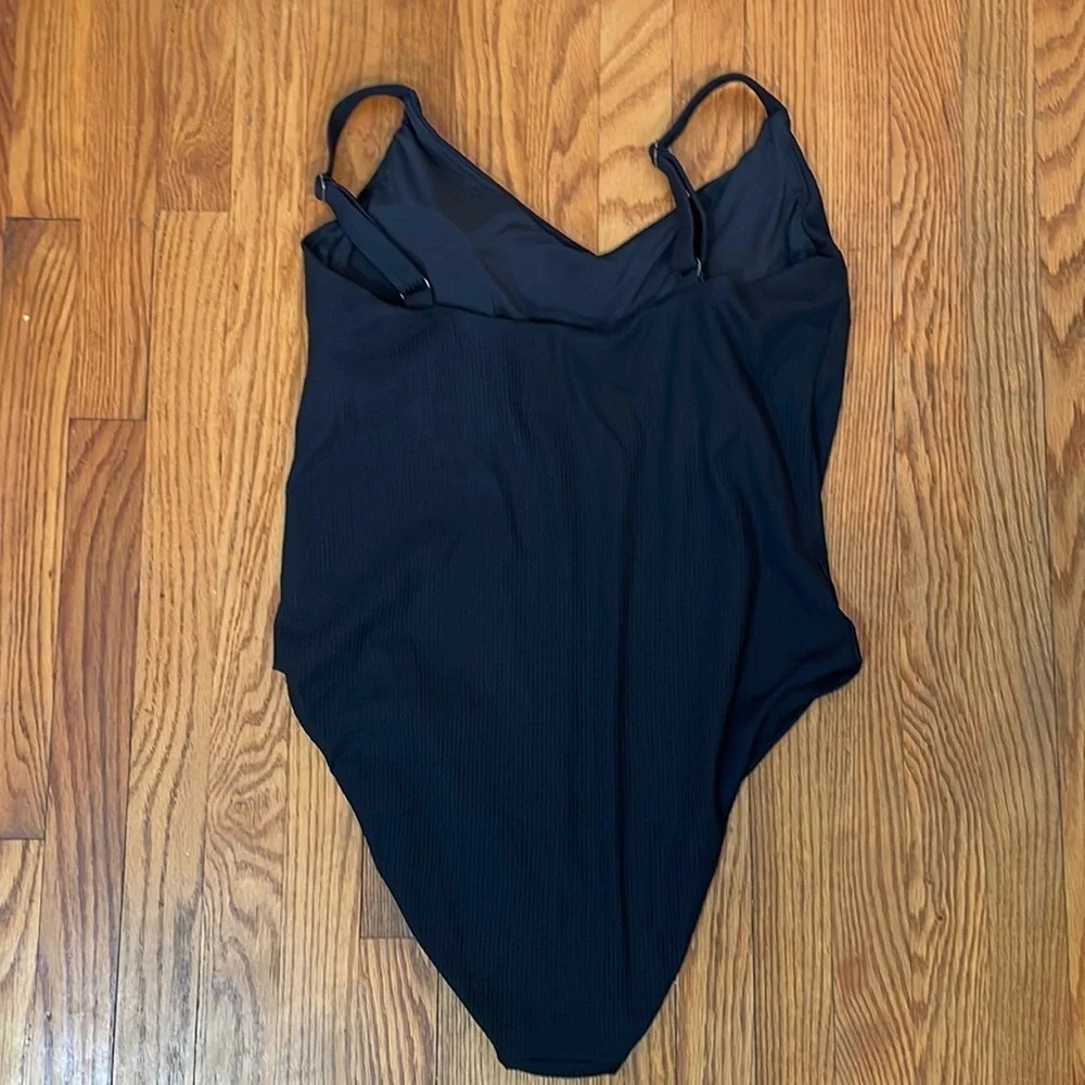 Andie The Marco‎ One Piece Rib Swimsuit Black Plus Size XXL NWT - Picture 4 of 7